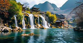 貴州好時光-黃果樹-西江苗寨-小七孔-青巖古鎮-梵凈山雙飛6日