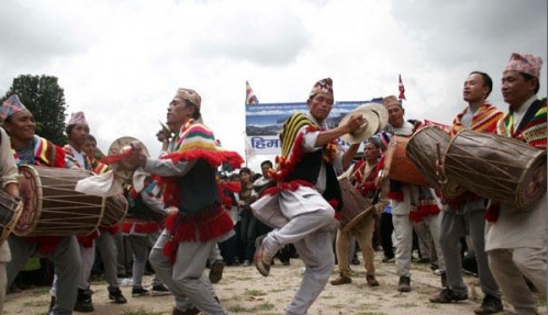 尼泊爾人民紀(jì)念世界土著人日圖片